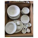 Box lot Gibson housewares dishes
