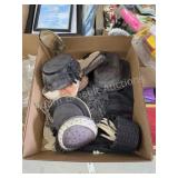 Box lot miscellaneous vintage women's hats, hat