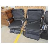 2 Quest Stadium chairs with storage