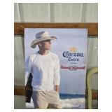 Kenny Chesney tour 2009 Corona Extra metal sign,