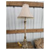 Modern decorative resin and metal 31 inch table