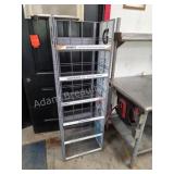 6-tier Gatorade metal wire storage rack, 12 x19 x