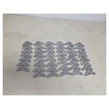 Lot of 47 Triangular Metal Gusset Plates