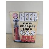 Beer now cheaper than gas drink, don