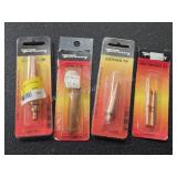 4 Forney oxy-acetylene cutting tips and Mig