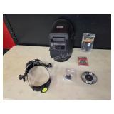 Forney welding helmet and assorted supplies