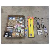 Box lot miscellaneous new automotive, hardware,