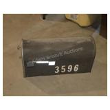 Large metal mailbox, for decoration only