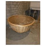 Large Round Woven Wicker BasketOversized