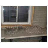 Large Lot Clear Glass Palm Tree