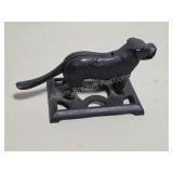 Cast Iron Dog Nutcracker on StandBlack cast