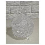Cut Glass Crystal Butterfly Pedestal Candy