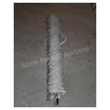 Rope Hammock with Wooden SpreadersLarge white