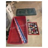 Christmas Wrapping Paper Gift Tags and Storage