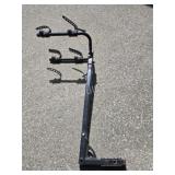Black metal small Reese ditch insert bike rack