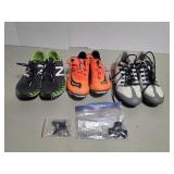 3 Pairs Soccer and Football Cleats New Balance