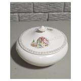 Northington Made in USA White Ceramic Lidded