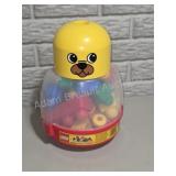 Vintage Lego Duplo 2090 Bear Rattle Block Set 19
