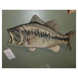 Large Fabric Largemouth Bass Wall Hanging and