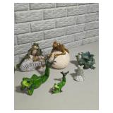 Lot of Assorted Frog FigurinesLarge collection