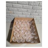 Crystal Sherbet Champagne Coupe Glasses Lot 35