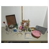 Large Lot Home Decor Vases Wreath BasketMixed