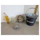 Assorted Tiki bar decor