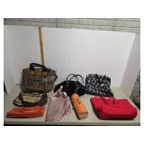 Large Lot Assorted Handbags Purses Totes