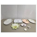 Large Lot of 15 Vintage Floral Ceramic Porcelain