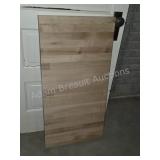 Piece of butcher block wood