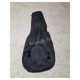 Soft shell zippered guitar case with backpack