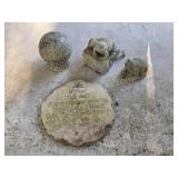 Assorted flower garden decor