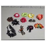 Assorted Artificial Flower Hair Accessories &