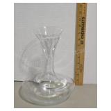 Decorative crystal glass wine decanter