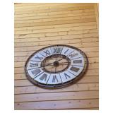 Decorative metal 36 in wall clock