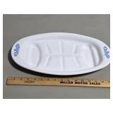 Vintage Corning Ware P-19 blue cornflower platter