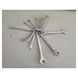 Assorted metric wrenches 10 mm - 19 mm, no 15 mm
