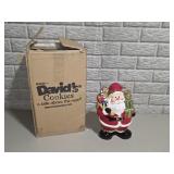 Santa Claus Cookie Jar with Lid Davids