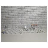 Large Lot Assorted Glassware Bowls Jars
