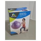 Brand new Purple Weighted Fitness Ball in Box