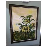 Large decorative Sunflower wall print