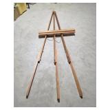 Wooden Artist Easel Adjustable Studio Floor