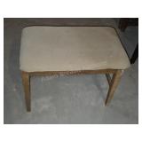 Light Wood Upholstered Piano Vanity BenchSimple