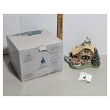 Partylite Gone Fishin Log Cabin Tealight House