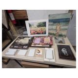 VINTAGE ECLECTIC ART AND FRAME COLLECTION