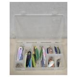 ASSORTED FISHING SPOONS AND TROLLING