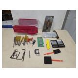 MIXED HAND TOOLS AND SHOP ACCESSORIES LOTThis