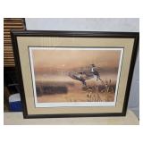 DUCKS UNLIMITED MORNING GREETING ART PRINT.