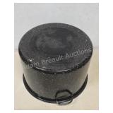 Vintage Black Granite Enamelware Stock