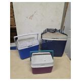 Trio of Vintage Rubbermaid and Igloo